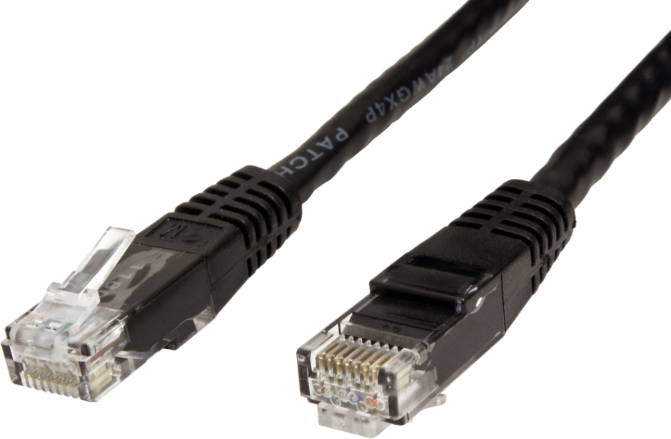 Imagine Cablu retea UTP Cat.6 negru 7m, Value 21.99.1575-2
